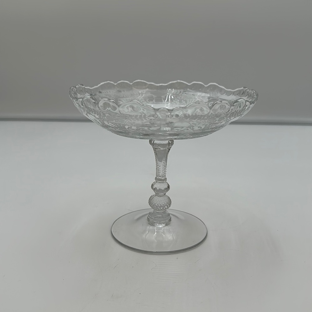 Cambridge ROSE POINT CLEAR Round Compote